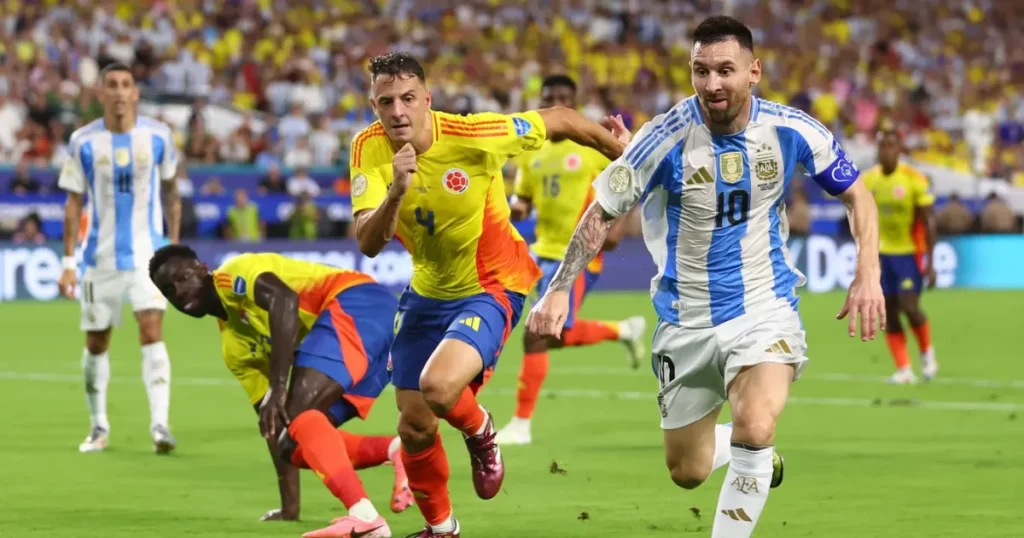 Argentina National Football Team vs Colombia National Football Team Timeline
