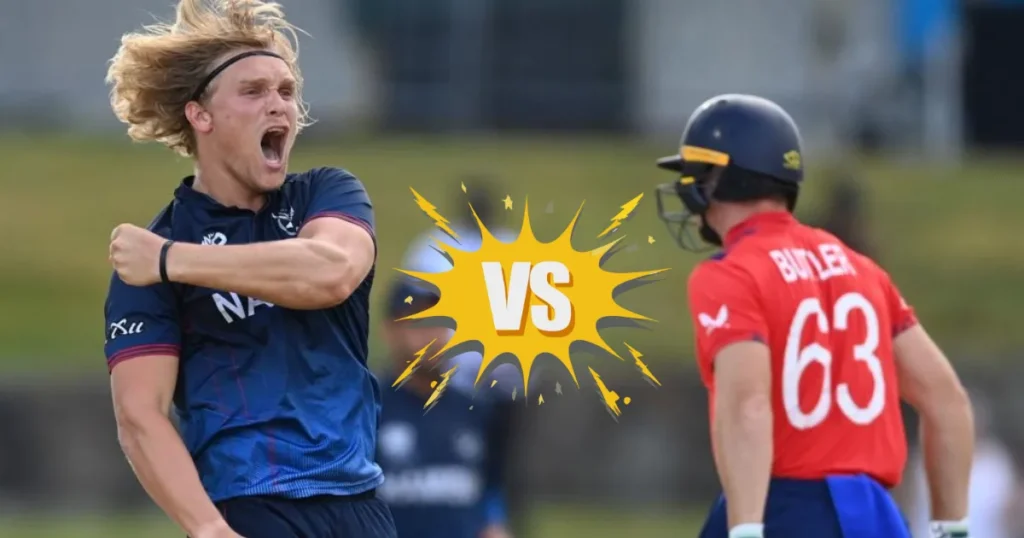 Namibia National Cricket Team vs England Cricket Team Timeline