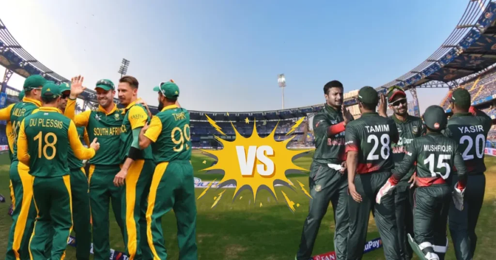 South Africa National Cricket Team vs Bangladesh National Cricket Team Timeline