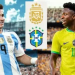 argentina national football team vs brazil national football team lineups