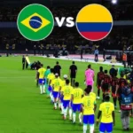 brazil national football team vs colombia national football team lineups