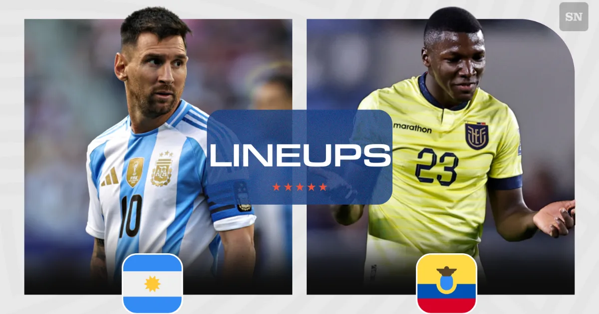 ecuador national football team vs argentina national football team lineups