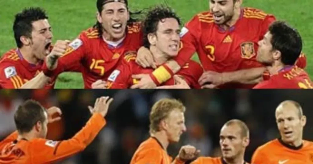 spain national football team vs netherlands national football team lineups