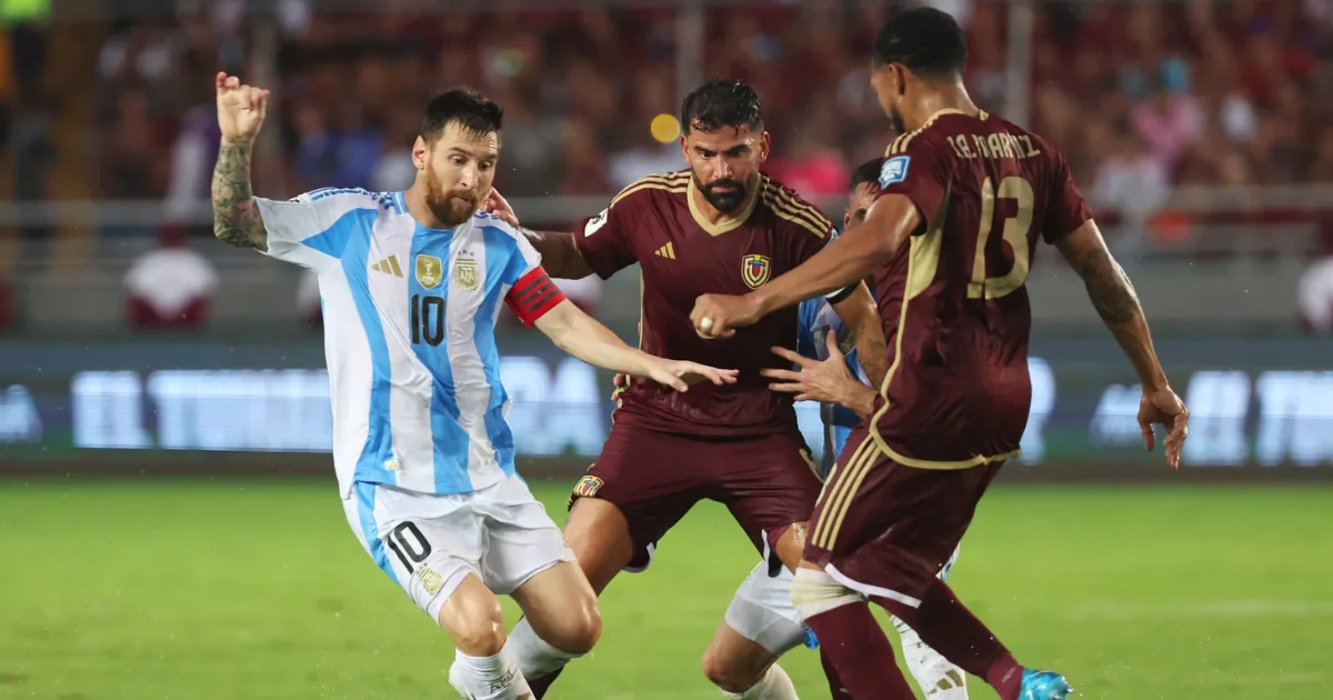 venezuela national football team vs argentina national football team lineups